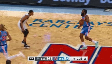 归来首战砍准三双！篮网迎回大脑 哈登：我很会打球